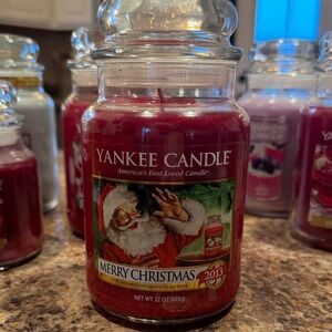 Yankee Candle Merry Christmas Red Jar 2013